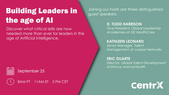 Webinar Re-imagining Leadership in the age of AI  with guests- 25 sept